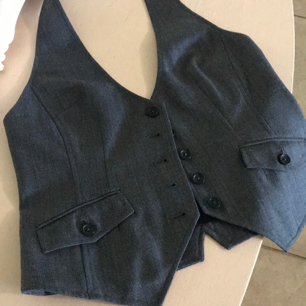Banana Republic Suit Vest in Grey